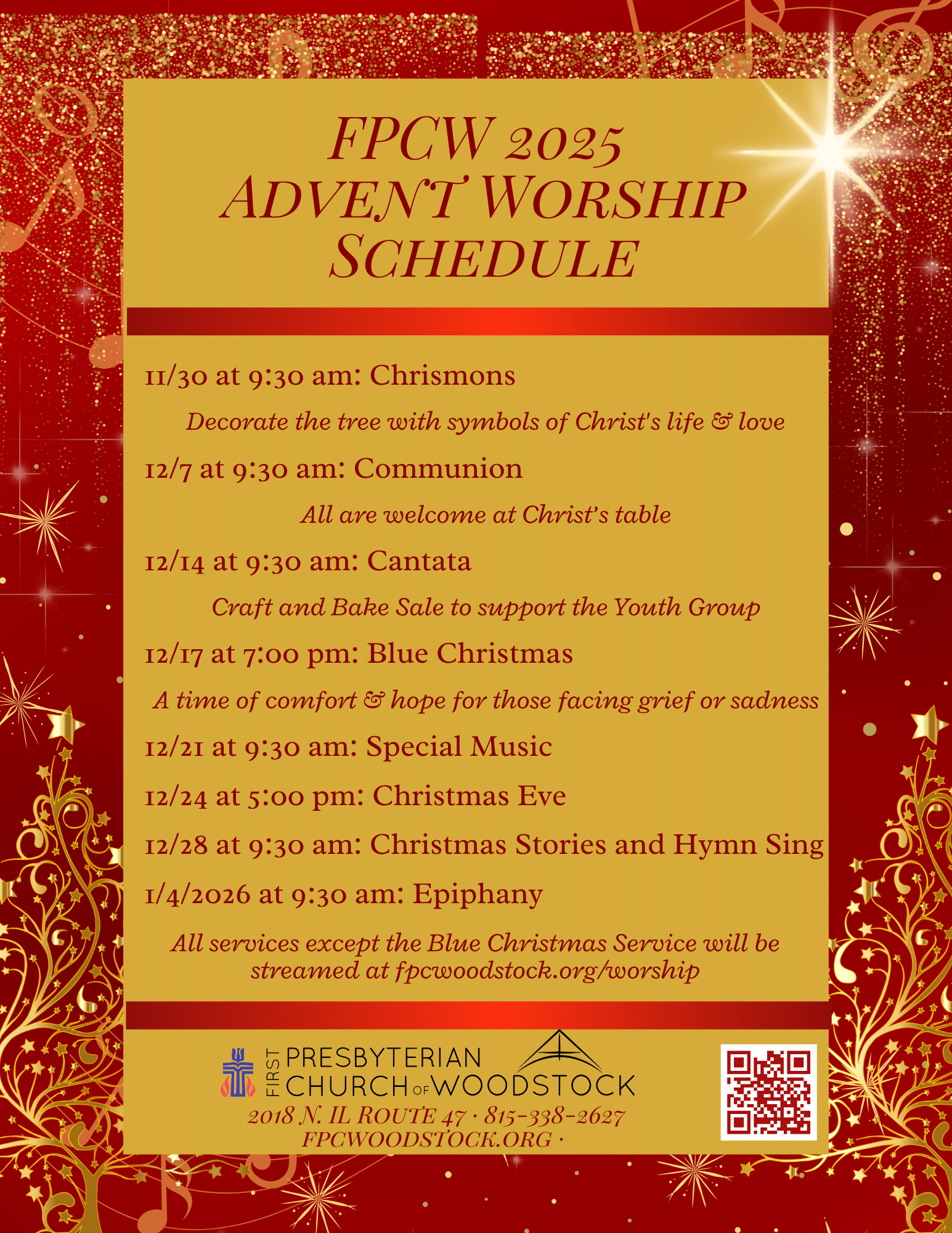 Advent and Christmas at First Pres